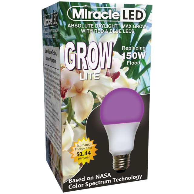 Miracle LED 6 Watt Grow Room Specialty Bulb with Omnidirectional Green Light MiracleLED 604759 10-Pack 