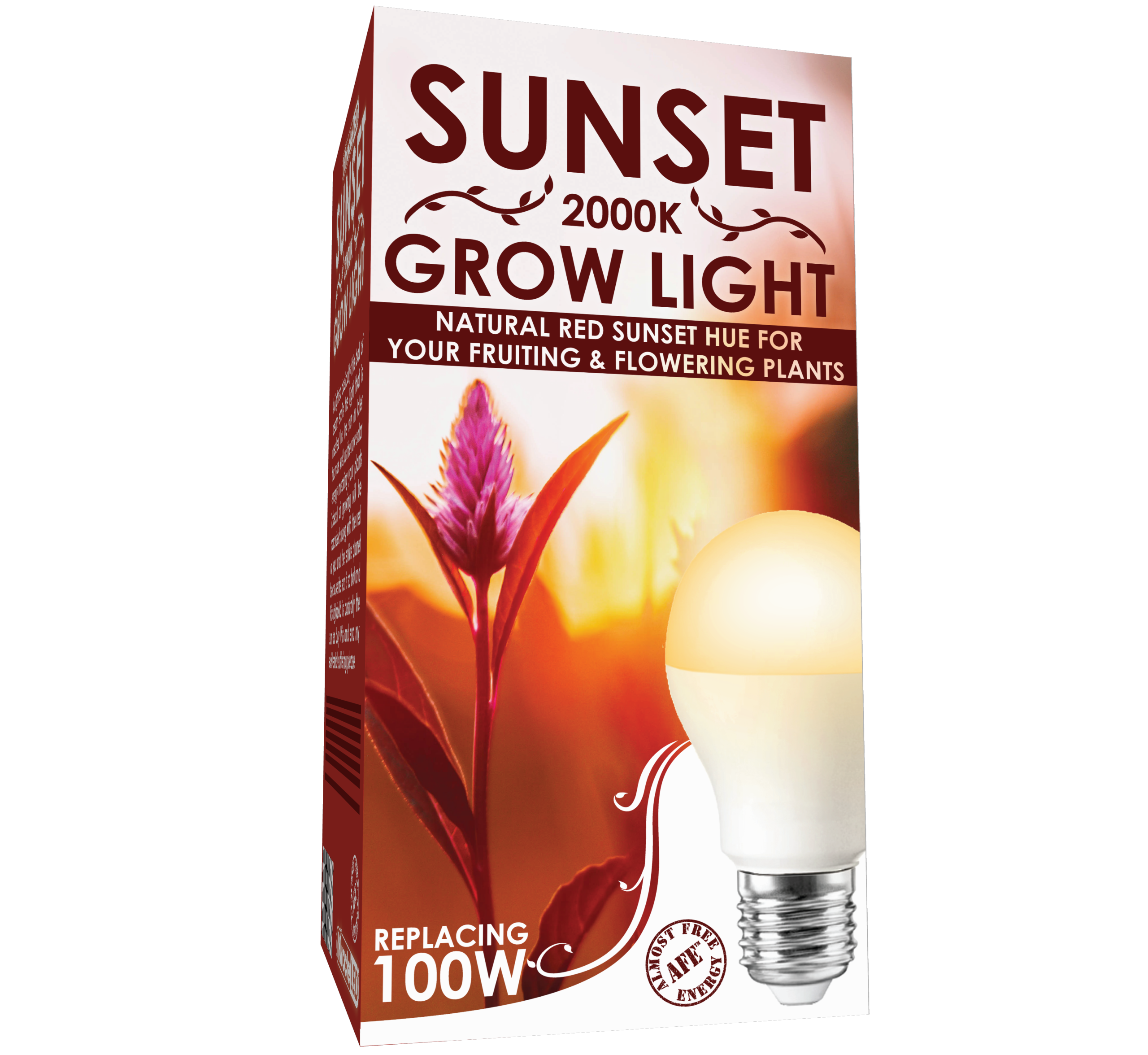 Mannelijkheid Noordoosten apotheek Sunset Grow 2000K Natural Red Sunlight Grow Light